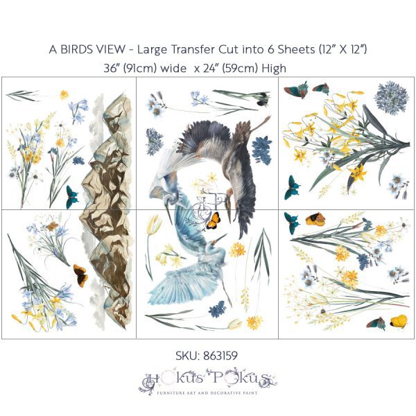 863159---A-Birds-View---Large-Transfer-6-Sheet 863159---A-Birds-View---Large-Transfer-6-Sheet