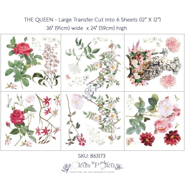 863173---The-Queen---Large-Transfer-6-Sheet 863173---The-Queen---Large-Transfer-6-Sheet