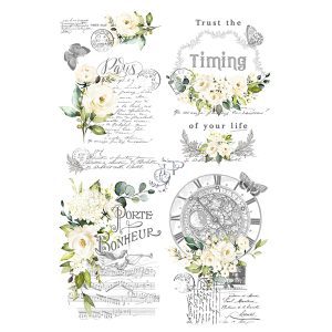 Porte Bonheur - Large cut into 4 Sheets