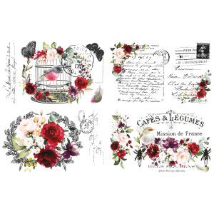 Cage a ' Oiseaux - Large cut into 4 Sheets