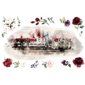 Belle Ville - Large cut into 3 Sheets