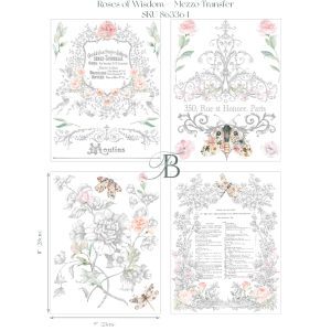 Roses Of Wisdom -  Mezzo Transfer 4 Sheets
