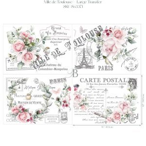 Ville De Toulouse -  Large Transfer 4 Sheets